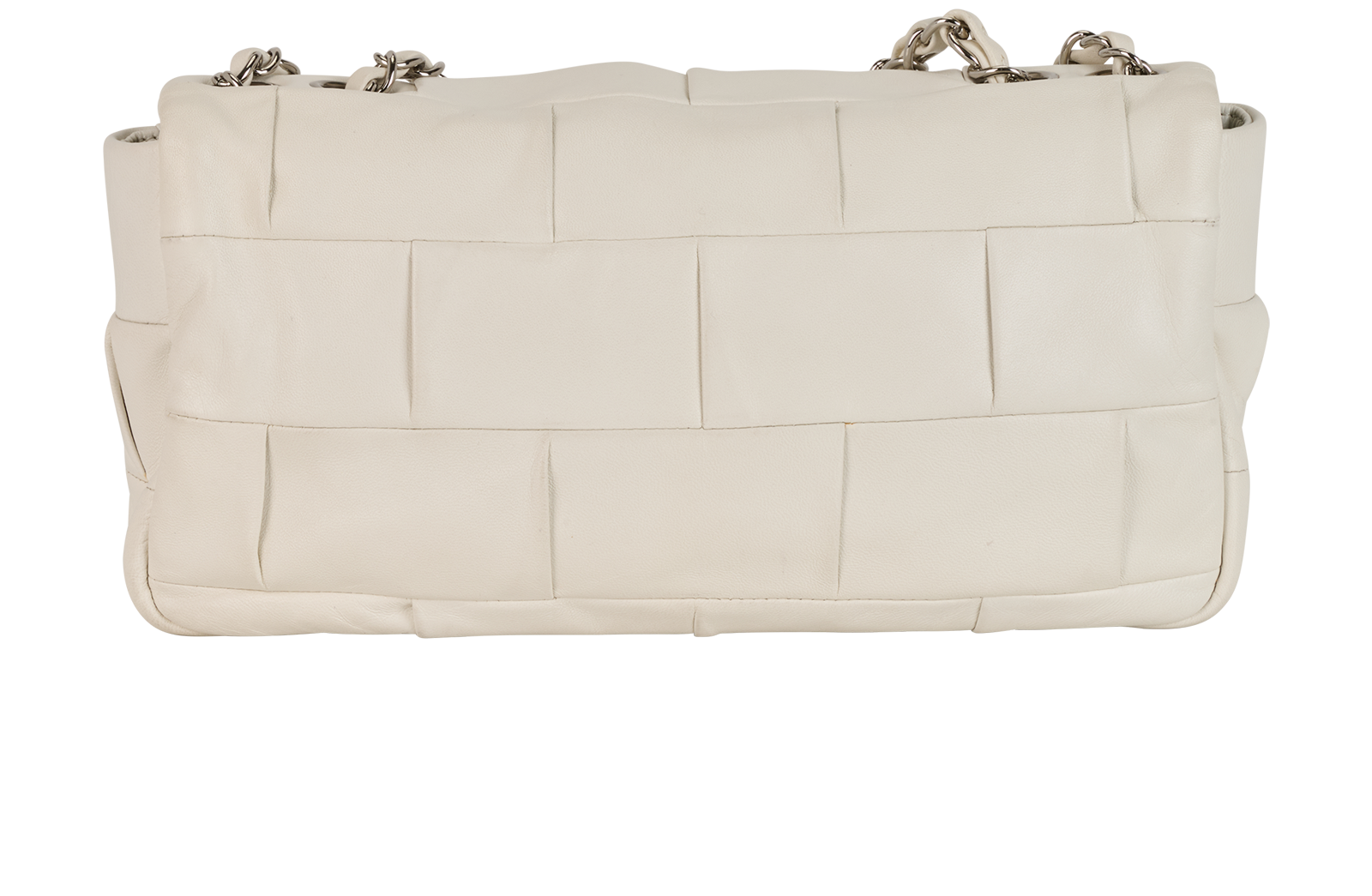 Igloo Reissue, &pound;1,300, Handbags, White, Lambskin Leather, Back view